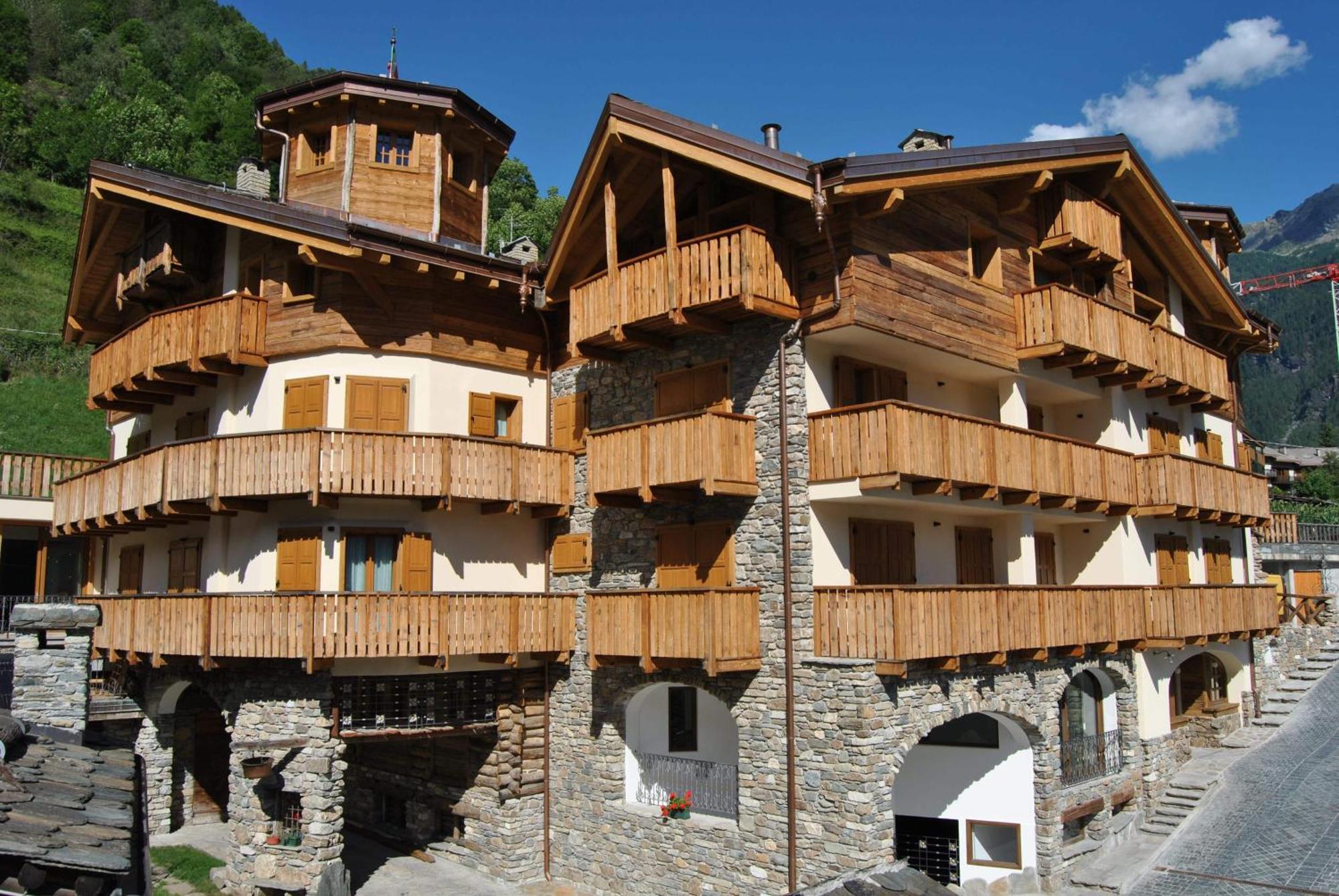 Casa Vacanza La Rocca Chiesa in Valmalenco Exteriör bild